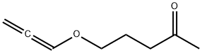 5-(1,2-Propadienyloxy)-2-pentanone Struktur