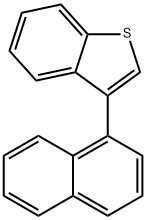 3-(1-Naphtyl)benzo[b]thiophene Struktur