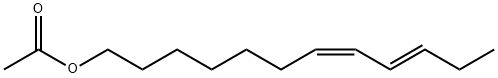 (7E,9Z)-Dodeca-7,9-dien-l-y1 acetate Struktur