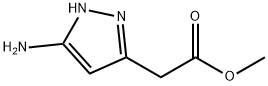 1H-Pyrazole-3-acetic  acid,  5-amino-,  methyl  ester Struktur