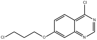 7-(3-CHLOROPROPOXY)-4-CHLOROQUINAZOLINE Struktur