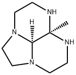 3H,6H-2a,5,6,8a-Tetraazaacenaphthylene,octahydro-5a-methyl-,cis-(9CI) Struktur