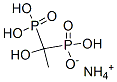 ammonium trihydrogen (1-hydroxyethylidene)bisphosphonate  Struktur