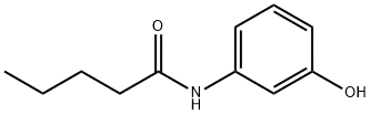 N-(3-Hydroxyphenyl)valeramide Struktur