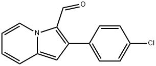 2-(4-Chlorophenyl)indolizine-3-carboxaldehyde Struktur