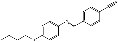 4'-CYANOBENZYLIDENE-4-N-BUTOXYANILINE Struktur