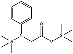 N-Phenyl-N-(trimethylsilyl)glycine trimethylsilyl ester Struktur