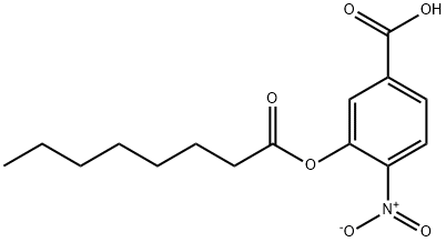 4-NITRO-3-(OCTANOYLOXY)BENZOIC ACID