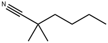 2,2-DiMethylhexanenitrile Struktur