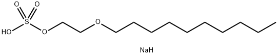 Sulfuric acid 2-(decyloxy)ethyl=sodium ester salt Struktur