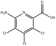 2-Pyridinecarboxylic acid, 6-amino-3,4,5-trichloro- Struktur