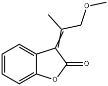 3-(2-Methoxy-1-methylethylidene)-2(3H)-benzofuranone Struktur