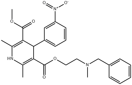 2-(Benzylmethylamino)ethylmethyl-1,4-dihydro-2,6-dimethyl-4-(m-nitrophenyl)pyridin-3,5-dicarboxylat