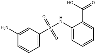 2-(3-AMINO-BENZENESULFONYLAMINO)-BENZOIC ACID Struktur