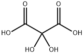 KETOMALONIC ACID MONOHYDRATE Struktur