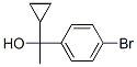 4-bromo-alpha-cyclopropyl-alpha-methylbenzyl alcohol        Struktur