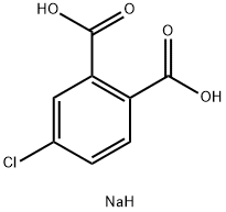 4-CHLOROPHTHALIC ACID MONOSODIUM SALT Struktur