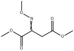 2-(Methoxyimino)butanedioic acid dimethyl ester Struktur