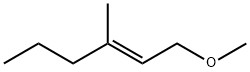 1-Methoxy-3-methyl-2-hexene Struktur