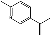 5-isopropenyl-2-methylpyridine Struktur