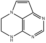 1H-Pyrrolo[3,2,1-de]pteridine,5,6-dihydro-(9CI) Struktur