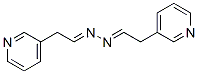 3-Pyridineacetaldehyde [2-(3-pyridinyl)ethylidene]hydrazone Struktur