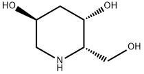 3,5-Piperidinediol,2-(hydroxymethyl)-,(2S,3S,5S)-(9CI) Struktur