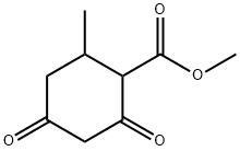 methyl 2-methyl-4,6-dioxocyclohexanecarboxylate Struktur