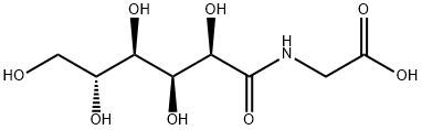 N-D-gluconoylglycine Struktur