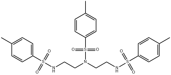 N,N',N''-TRITOSYLDIETHYLENETRIAMINE Struktur