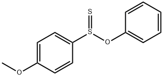 4-Methoxybenzenesulfinothioic acid O-phenyl ester Struktur