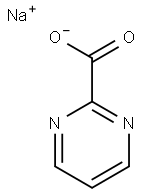 PYRIMIDINE-2-CARBOXYLIC ACID SODIUM Struktur