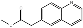 2-(キノリン-6-イル)酢酸メチル 化學(xué)構(gòu)造式