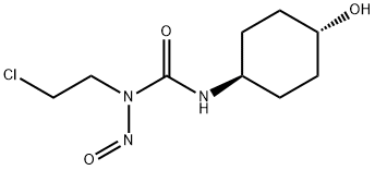 1-(2-chloroethyl)-3-(4-hydroxycyclohexyl)-1-nitroso-urea Struktur