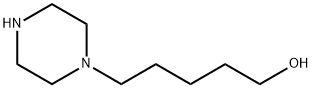 1-Piperazinepentanol(7CI,8CI,9CI) Struktur