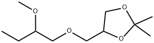 4-[[(2-Methoxybutyl)oxy]methyl]-2,2-dimethyl-1,3-dioxolane Struktur