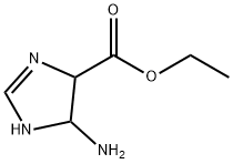 1H-Imidazole-4-carboxylicacid,5-amino-4,5-dihydro-,ethylester(9CI) Struktur