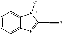 1H-Benzimidazole-2-carbonitrile,N-oxide(9CI) Struktur