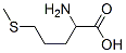 2-Amino-5-(methylthio)pentanoic acid Struktur