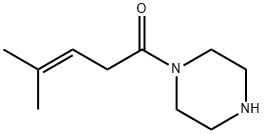 Piperazine, 1-(4-methyl-1-oxo-3-pentenyl)- (9CI) Struktur