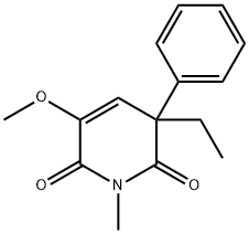 3-Ethyl-5-methoxy-1-methyl-3-phenyl-2,6(1H,3H)-pyridinedione Struktur