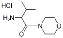 2-Amino-3-methyl-1-(4-morpholinyl)-1-butanonehydrochloride Struktur