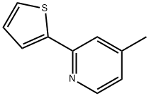 4-methyl-2-thiophen-2-yl-pyridine Struktur