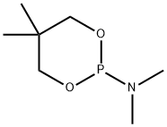 1,3,2-Dioxaphosphorinane, 2-(dimethylamino)-5,5-dimethyl- Struktur