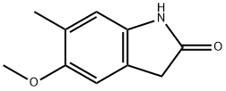 5-METHOXY-6-METHYLINDOLIN-2-ONE Struktur