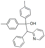 2-Pyridineethanol, alpha,alpha-bis(4-methylphenyl)-beta-phenyl- Struktur