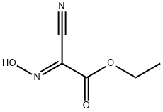 (E)-Ethyl 2-cyano-2-(hydroxyimino)acetate Struktur