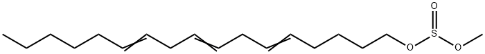 Sulfurous acid methyl(5,8,11-heptadecatrienyl) ester Struktur