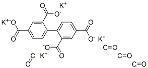 tetrapotassium 4,4'-carbonylbisphthalate Struktur