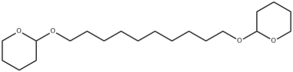 2,2'-[1,10-Decanediylbis(oxy)]bis(tetrahydro-2H-pyran) Struktur